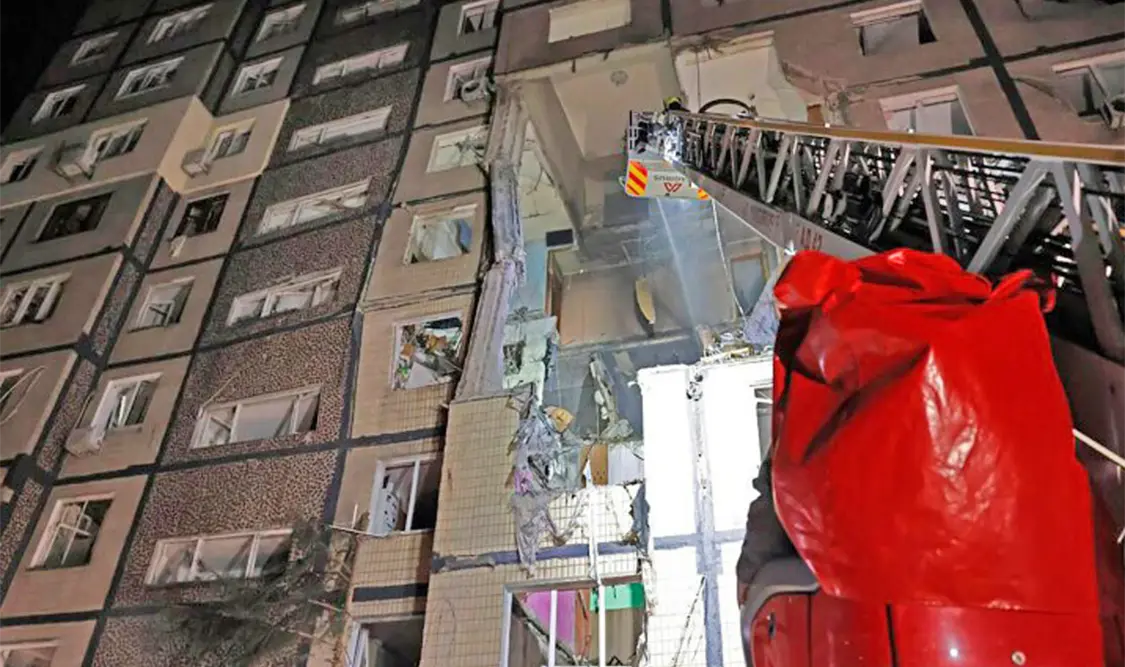 Rusia sigue con los ataques por medio de drones a ciudades ucranianas. Cortesía