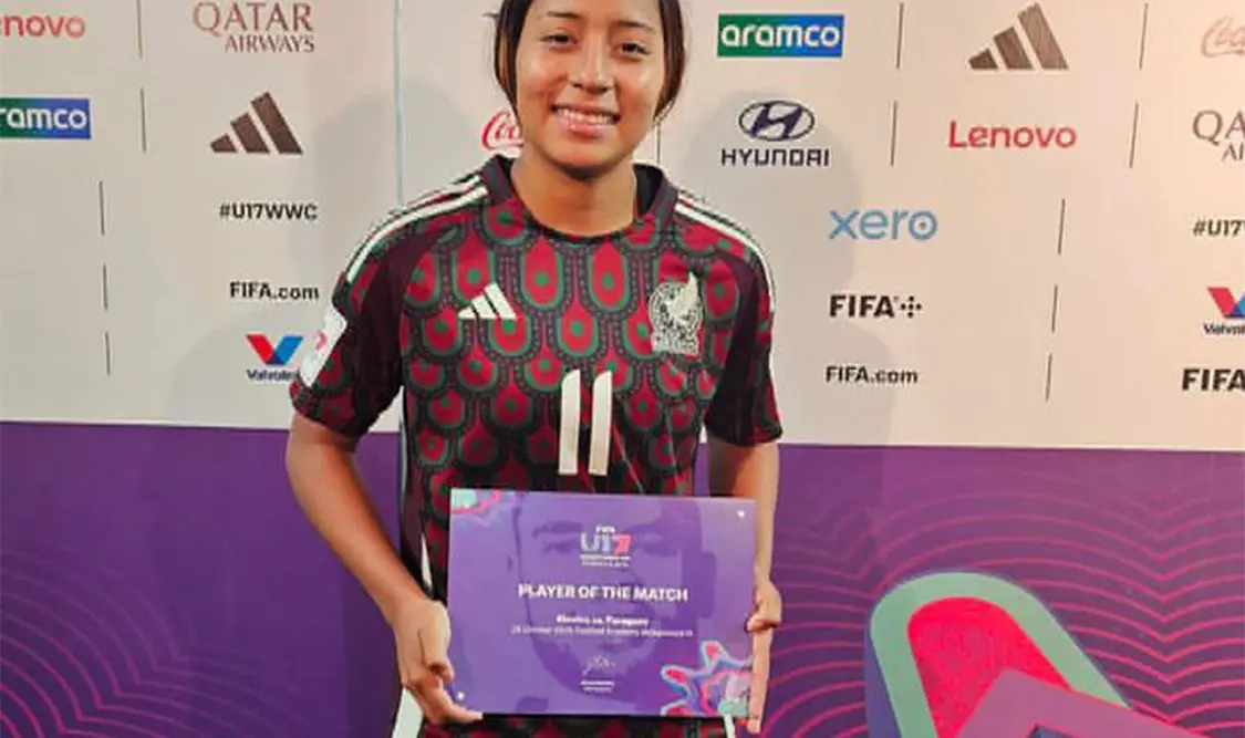 La chiapaneca fue pieza clave para que el equipo lograra obtener los buenos resultados. Cortesía