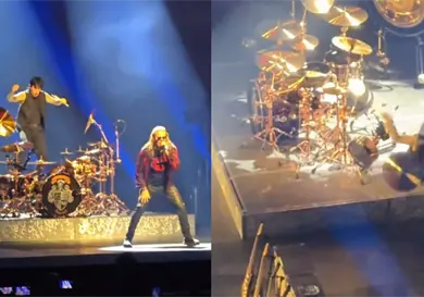 Las caídas siguen marcando a Maná Las caídas siguen marcando a Maná