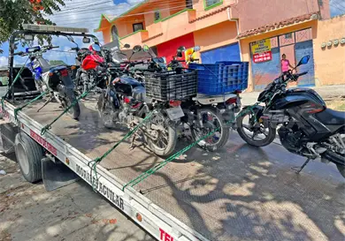 Autoridades confiscaron ayer un total de 16 motocicletas