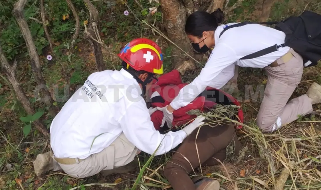 Usuarios del tramo carretero dijeron que en el sitio se acumula algo de arena suelta, lo que suele causar derrapes. Osman Toledo / CP
