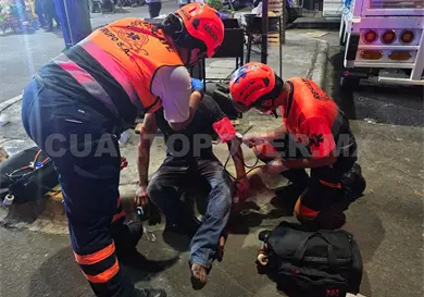 De siete machetazos lesionan a individuo