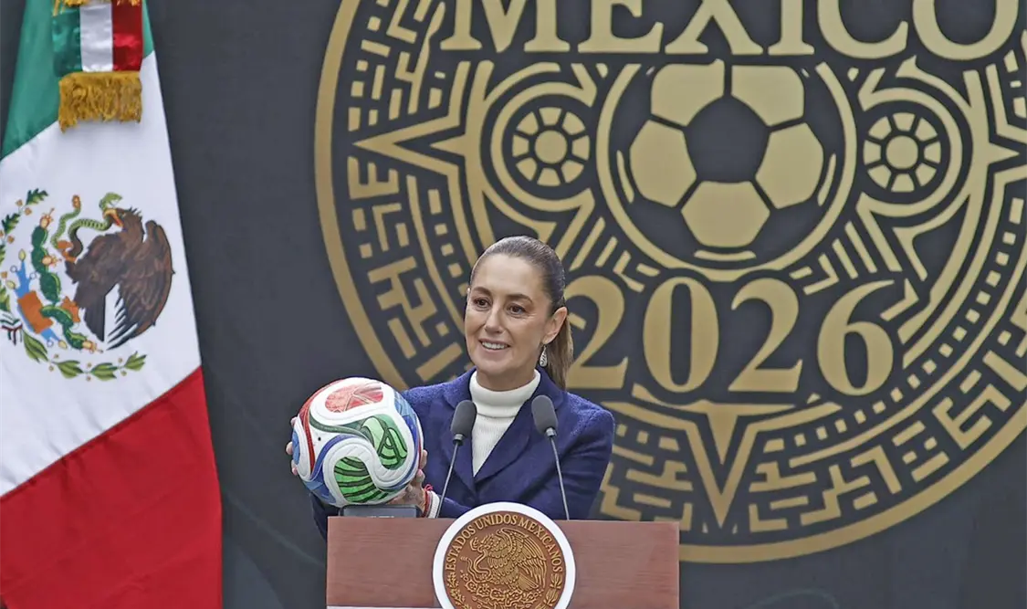 La mandataria aseguró que este será un Mundial incluyente, que no quede nadie fuera. El Universal