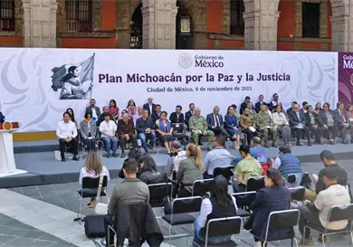 Respaldan Plan Michoacán de Sheinbaum Respaldan Plan Michoacán de Sheinbaum