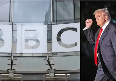 Trump amenaza con demanda millonaria a la BBC Trump amenaza con demanda millonaria a la BBC