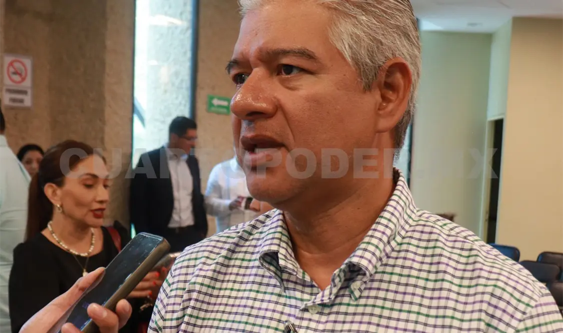 Miguel Ángel Blas incitó a las empresas locales a registrarse par el Buen Fin. Samuel Meneses / CP