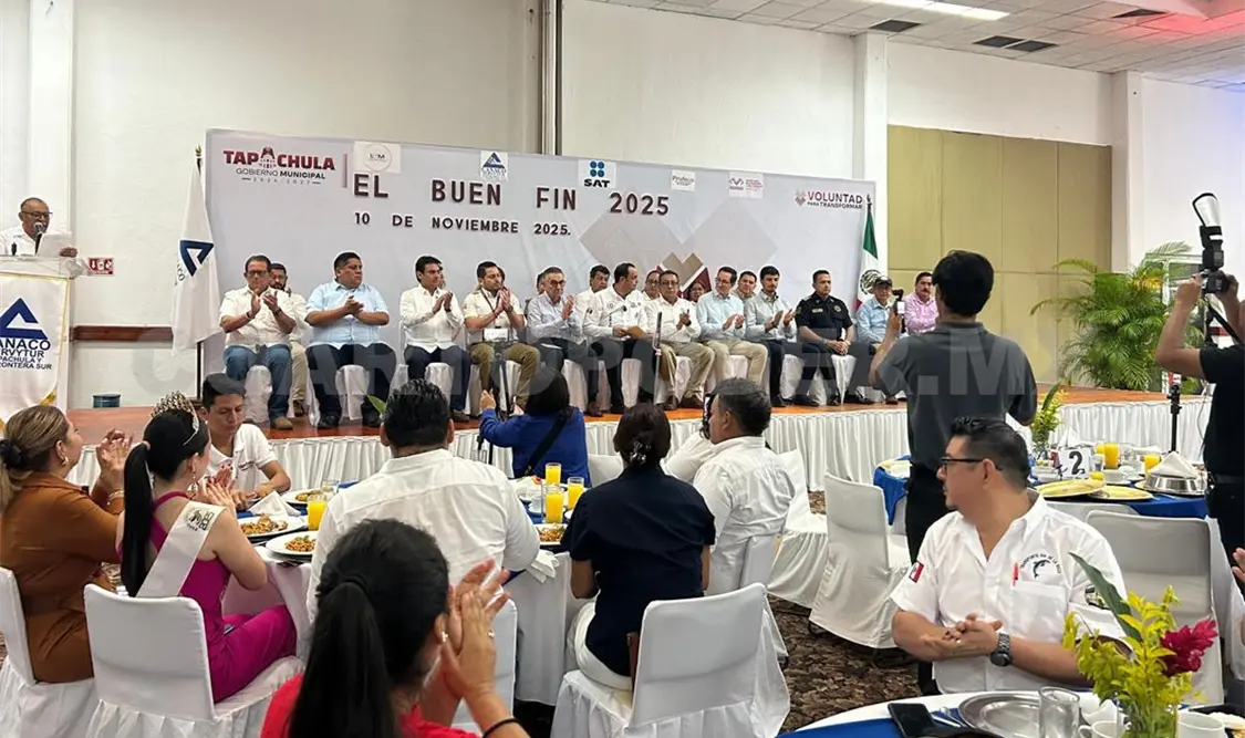 Al evento asistieron empresarios que expresaron la confianza que existe en la organización para la realización de El Buen Fin. CP