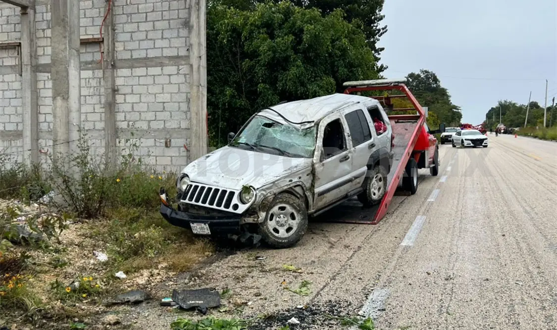 Los tres accidentes se dieron en la carretera federal 190, en el kilómetro 169+200. Juan Orel / CP
