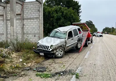 Se registran tres percances en la entrada a Comitán