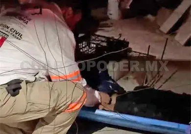 Trabajador cae desde cuarto piso de casa