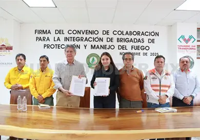 Firman convenio de colaboración en Villaflores