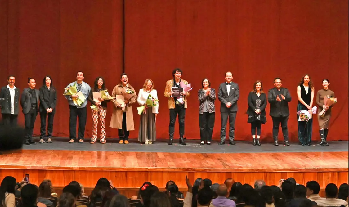 La entrega se llevó a cabo en la Sala Principal del Palacio de Bellas Artes. Cortesía