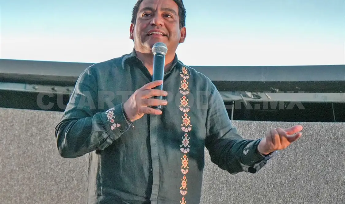 Jovani Salazar destacó que este espacio de aprendizaje y divulgación es fundamental para impulsar el talento juvenil. CP