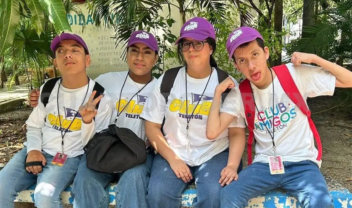 Aspecto de algunas de las actividades realizadas en el Club Teletón. CP