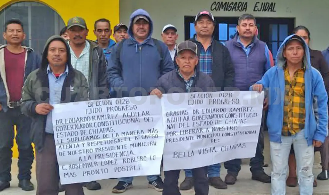 Pobladores se manifiestan. Juan Orel / CP