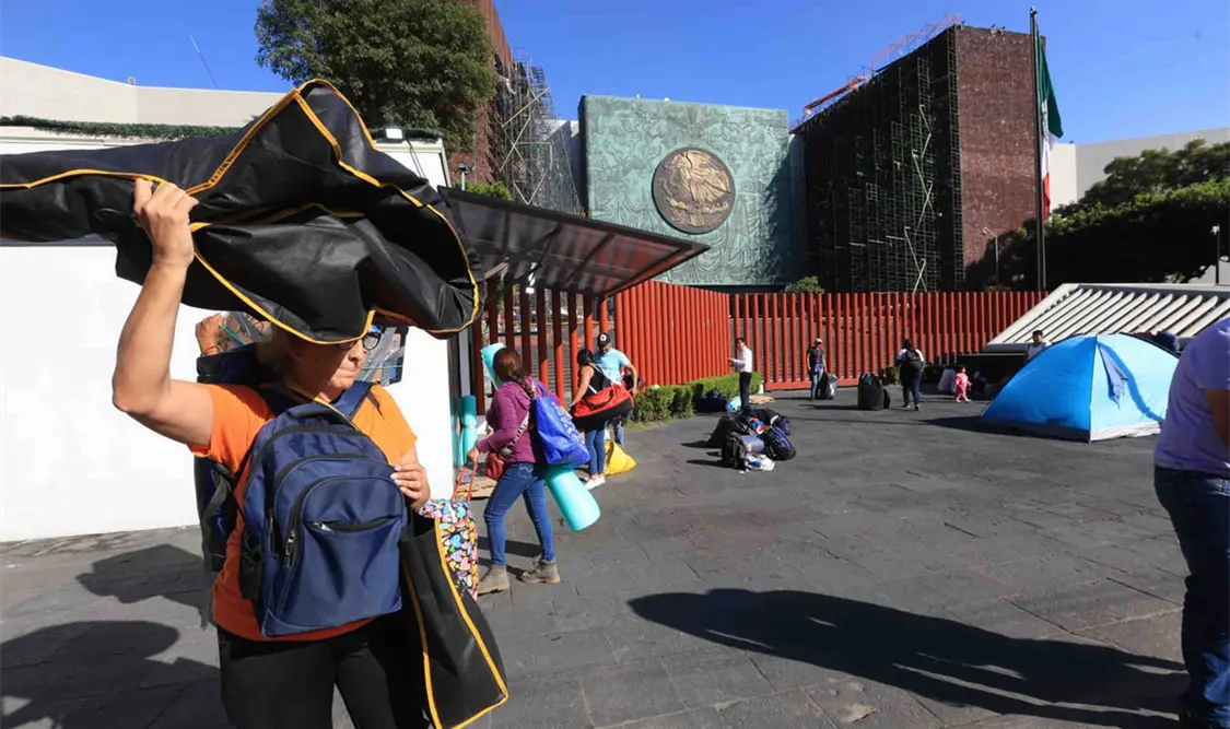 Los líderes del movimiento reiteraron que no aceptarán descuentos por su participación en el paro. Cortesía