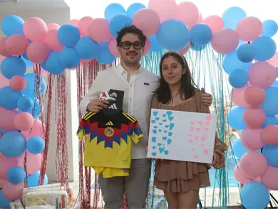 Carlos e Ivet esperan una niña