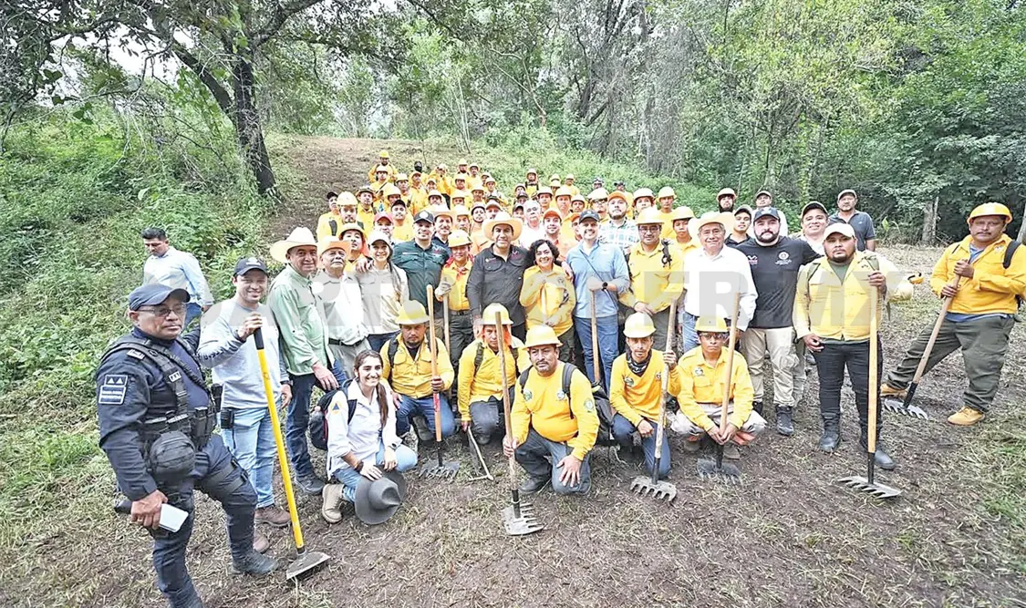 Destacó que estas acciones conjuntas buscan prevenir incendios forestales. Cortesía