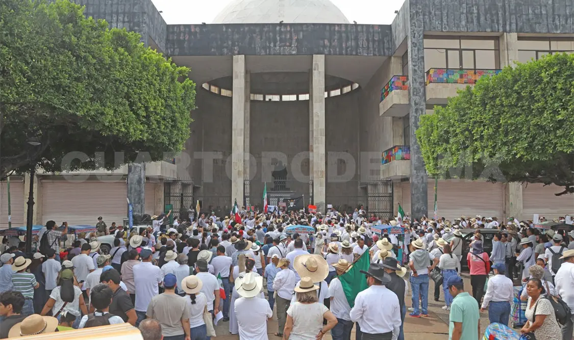 La manifestación duró aproximadamente una hora. Carlos López / CP