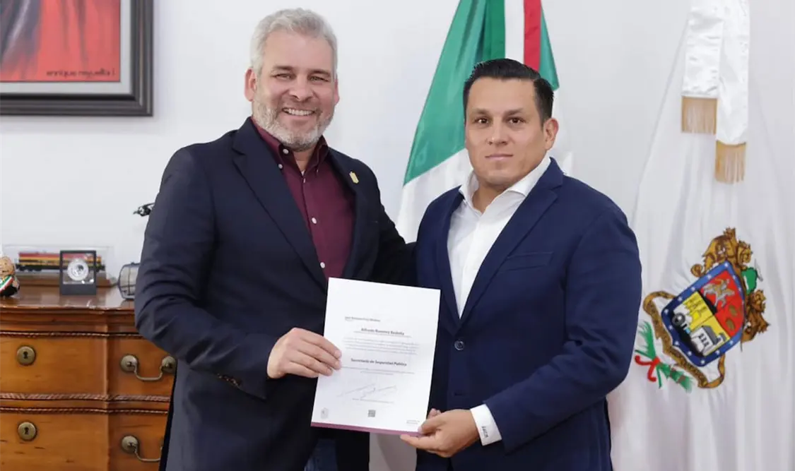 Nombra Ramírez nuevo secretario de Seguridad