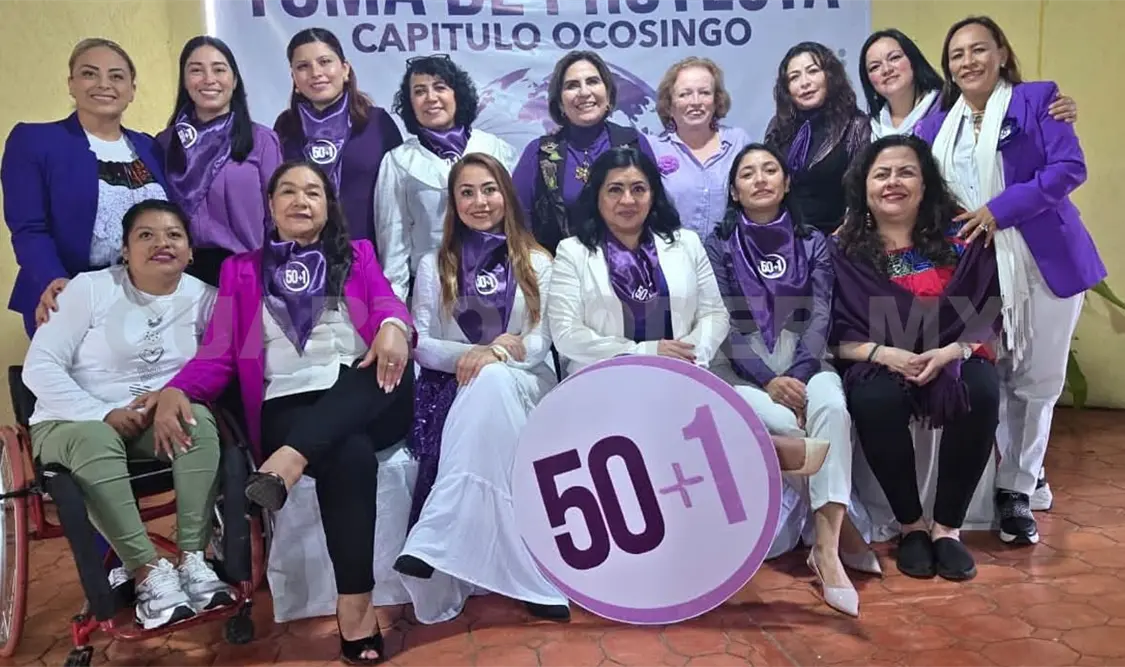 Integrantes de 50+1 en Chiapas. CP