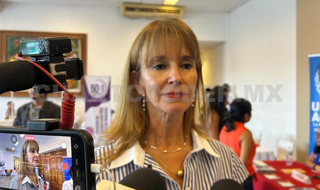 La secretaria de la Frontera Sur, María Amalia Toriello Elorza. Ramón García / CP