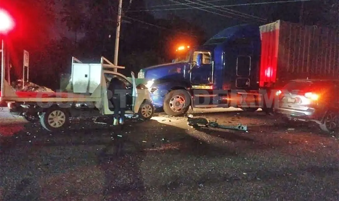 La colisión ocurrió porque uno de las unidades no respetó la preferencia. Víctor Sánchez / CP