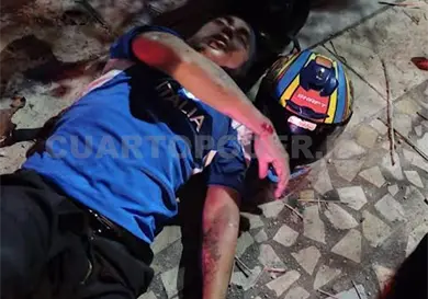 Se accidenta motorista en Calzada al Sumidero Se accidenta motorista en Calzada al Sumidero