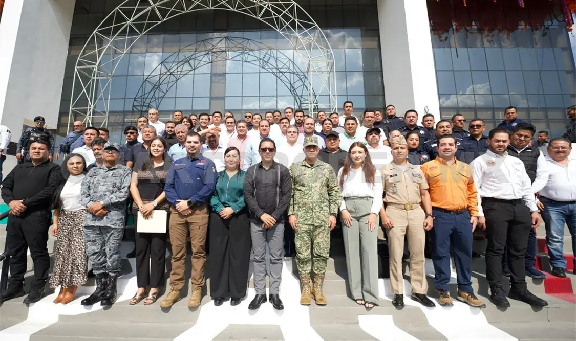 Reunión de trabajo con alcaldesas, alcaldes y directores de seguridad pública. CP