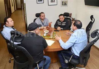 Moreno Guillén y alcaldes fortalecen coordinación