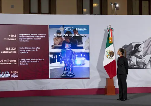 Sheinbaum presenta nueva plataforma de educación gratuita