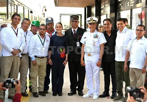 Mandatarios atestiguan 1er viaje del Interoceánico