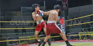 Vibrante noche de box profesional