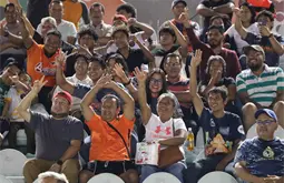 La afición presente en el Jaguares FC vs Celaya