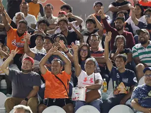 La afición presente en el Jaguares FC vs Celaya