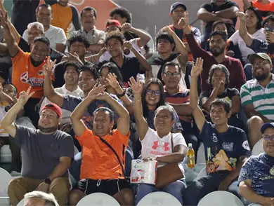 La afición presente en el Jaguares FC vs Celaya