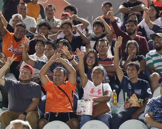 La afición presente en el Jaguares FC vs Celaya