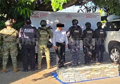Aseguran 175 kilos de cocaína y detienen a uno