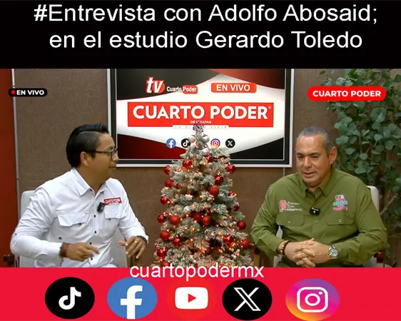 #Entrevista con Adolfo Abosaid; en el estudio Gerardo Toledo