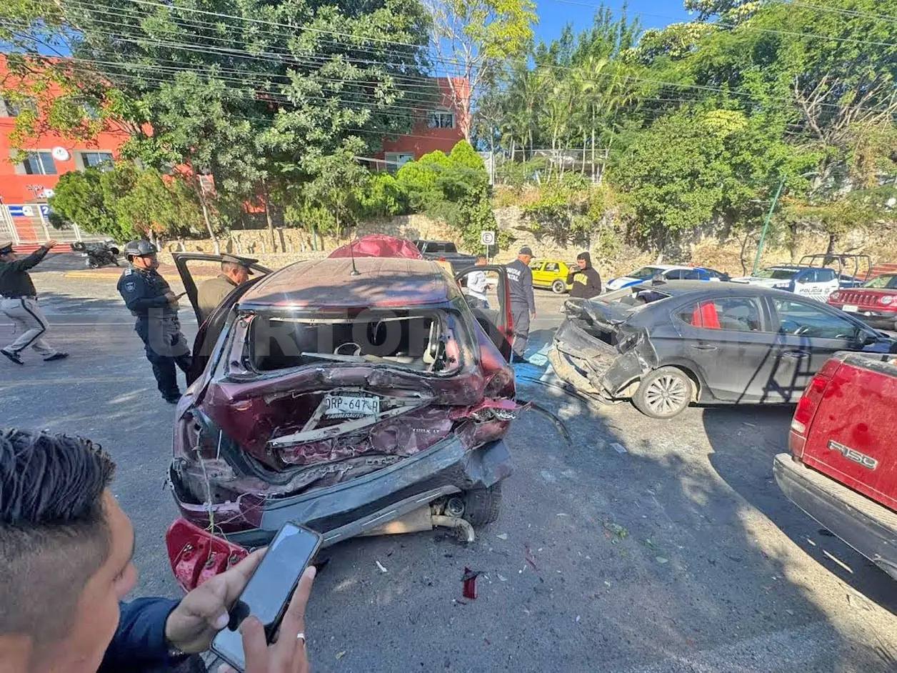 Carambolazo salda con seis lesionados