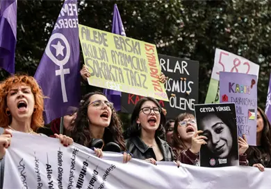 Mujeres alrededor del mundo marchan