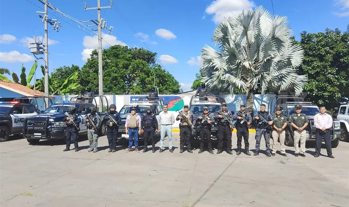 Los elementos efectuaron recorridos en la cabecera municipal, abarcando diferentes barrios. CP