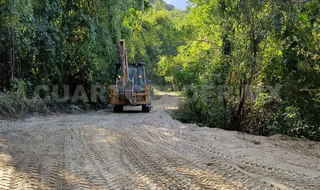 Gran parte del camino a este lugar resultó afectado por las frecuentes lluvias. Noel Vázquez / CP