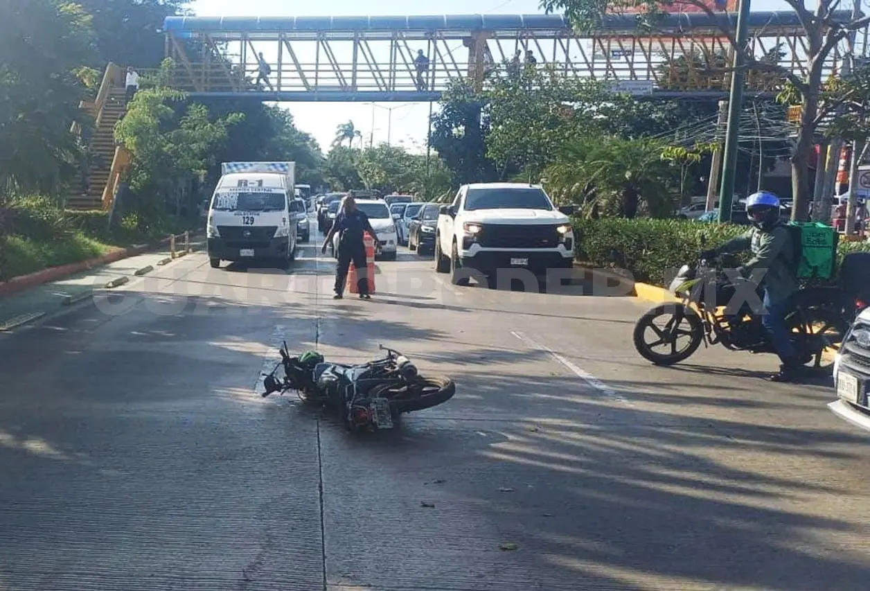Corte de circulación salda con motorista lesionado