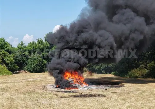 Incineran más de dos toneladas de diversas drogas Incineran más de dos toneladas de diversas drogas