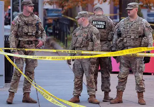 Balean a miembros de la GN cerca de la Casa Blanca