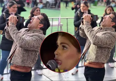 Itatí reacciona a imitación de Omar