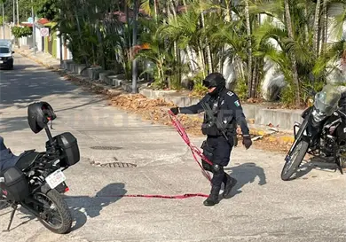 Hallan cadáver embolsado en camino de terracería