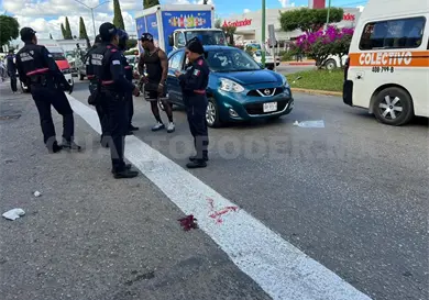 Atropellan a hombre al cruzar bulevar