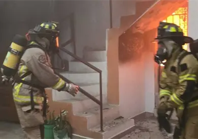 Detienen a hombre por incendiar iglesia